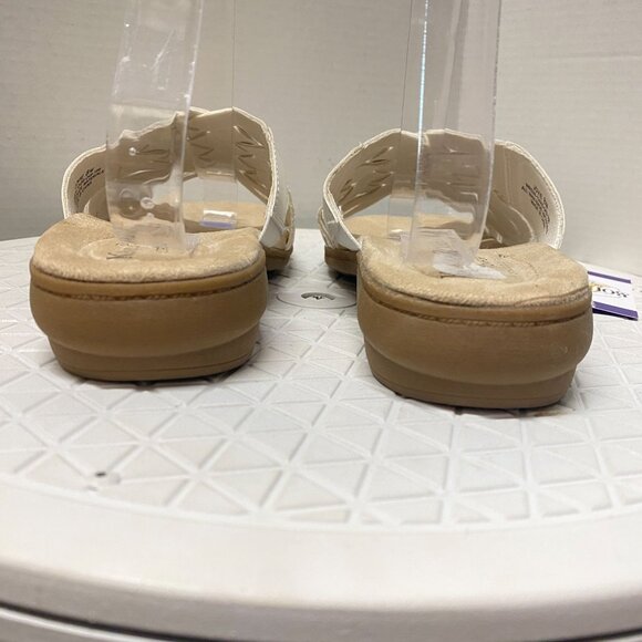 Kim Rogers Jovie Sandals White Womens 8 Ultra Comfort Technology Resort Vacation - Picture 6 of 12